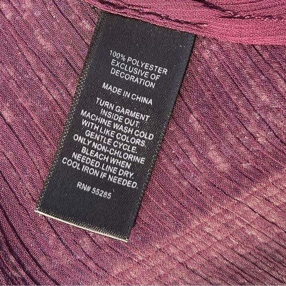 Express Peplum Blouse Tank Top | Color: Purple | Size: XS - Picture 4 of 5